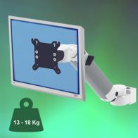 ErgonoFlex Bras Médical Ajustable en hauteur de 300 mm pour écran Montage sur Pole Variable de 23 à 40 mm