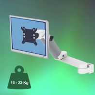 ErgonoFlex Bras Médical Ajustable en hauteur de 300+240mm pour écran Montage sur Pole Variable de 23 à 40 mm