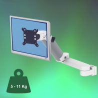 ErgonoFlex Bras Médical Ajustable en hauteur de 300+240mm pour écran Montage sur Pole Variable de 23 à 40 mm