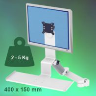 ErgonoFlex Bras Médical Standard Combo Ajustable en hauteur de 300+240 mm sur Pole Variable de 23 à 40 mm
