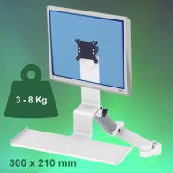 ErgonoFlex Bras Médical Standard Combo Ajustable en hauteur de 300+240 mm sur Pole Variable de 23 à 40 mm
