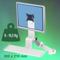 ErgonoFlex Bras Médical Standard Combo Ajustable en hauteur de 300+240 mm sur Pole Variable de 23 à 40 mm