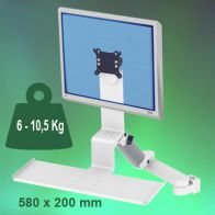 ErgonoFlex Bras Médical Standard Combo Ajustable en hauteur de 300+240 mm sur Pole Variable de 23 à 40 mm