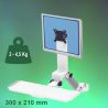 Bras Médical Combo pour écran, clavier et souris