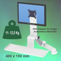 Bras Médical Combo Ajustable en hauteur de 300+240 mm fixation sur machine d‘anesthésie de Dräger Primus / Julian / Cato / Fabius GS / Zeus