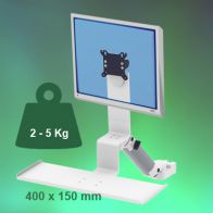 ErgonoFlex Bras Médical Standard Combo Ajustable en hauteur de 300 mm fixation sur Din rail Vertical