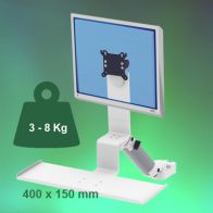 ErgonoFlex Bras Médical Standard Combo Ajustable en hauteur de 300 mm fixation sur Din rail Vertical