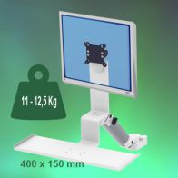 ErgonoFlex Bras Médical Standard Combo Ajustable en hauteur de 300 mm fixation sur Din rail Vertical
