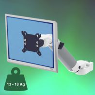 ErgonoFlex Bras Médical Ajustable en hauteur de 300 mm pour écran fixation sur Din rail Vertical