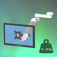 ErgonoFlex Bras Médical écran PH Ajustable en hauteur de 300+240 mm fixation sur Din rail Vertical