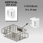 Petit Panier de service Fixation sur Din rail Vertical
