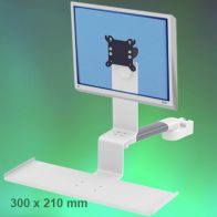 ErgonoFlex Bras Médical Standard Combo Horizontal de 240 mm fixation sur Din rail Vertical