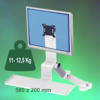 ErgonoFlex Bras Médical Standard Combo Ajustable en hauteur de 300+240 mm fixation sur Din rail Vertical