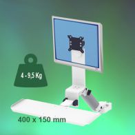 ErgonoFlex Bras Médical Combo Rabattable de 300 mm fixation sur Din rail Vertical