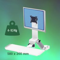 ErgonoFlex Bras Médical Combo Rabattable de 300 mm fixation sur Din rail Vertical