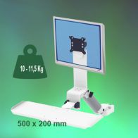 ErgonoFlex Bras Médical Combo Rabattable de 300 mm fixation sur Din rail Vertical