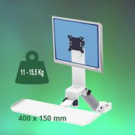 ErgonoFlex Bras Médical Combo Rabattable de 300 mm fixation sur Din rail Vertical