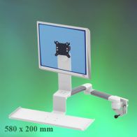 ErgonoFlex Bras Médical Standard Combo Horizontal de 2 x 300 mm fixation sur Din rail Horizontal