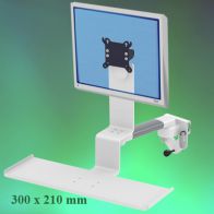 ErgonoFlex Bras Médical Standard Combo Horizontal de 300 mm fixation sur Din rail Horizontal