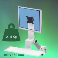 ErgonoFlex Bras Médical Standard Combo Ajustable en hauteur de 300 mm fixation sur Din rail Horizontal