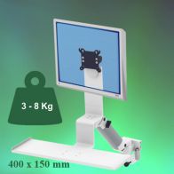ErgonoFlex Bras Médical Standard Combo Ajustable en hauteur de 300 mm fixation sur Din rail Horizontal