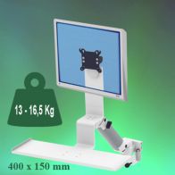 ErgonoFlex Bras Médical Standard Combo Ajustable en hauteur de 300 mm fixation sur Din rail Horizontal