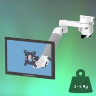 ErgonoFlex Bras Médical écran PH Ajustable en hauteur de 300+240 mm fixation sur Din rail Horizontal