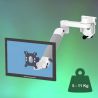 BRAS MEDICAL POUR ECRAN FIXATION SUR DIN RAIL HORIZONTAL