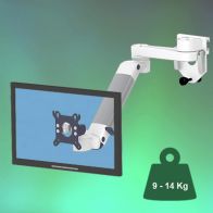 ErgonoFlex Bras Médical écran PH Ajustable en hauteur de 300+240 mm fixation sur Din rail Horizontal
