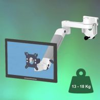 ErgonoFlex Bras Médical écran PH Ajustable en hauteur de 300+240 mm fixation sur Din rail Horizontal