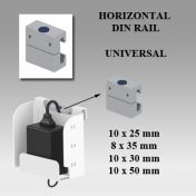 Support Alimentation Electrique Fixation sur Din rail Horizontal