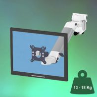 ErgonoFlex Bras Médical PH Ajustable en hauteur de 300 mm pour écran fixation sur Din rail Horizontal