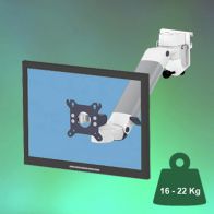 ErgonoFlex Bras Médical PH Ajustable en hauteur de 300 mm pour écran fixation sur Din rail Horizontal