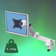 ErgonoFlex Bras Médical Ajustable en hauteur de 300+240mm pour écran fixation sur Din rail Horizontal