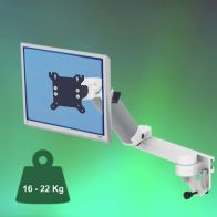 ErgonoFlex Bras Médical Ajustable en hauteur de 300+240mm pour écran fixation sur Din rail Horizontal