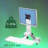 Bras Médicaux Combo pour écran, clavier et souris