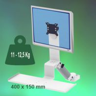 ErgonoFlex Bras Médical Standard Combo Ajustable en hauteur de 300 mm Montage sur Pole Fixe 35 mm