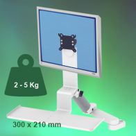 ErgonoFlex Bras Médical Standard Combo Ajustable en hauteur de 300+240 mm sur Pole Fixe 35 mm