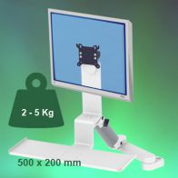 ErgonoFlex Bras Médical Standard Combo Ajustable en hauteur de 300+240 mm sur Pole Fixe 35 mm