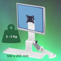ErgonoFlex Bras Médical Standard Combo Ajustable en hauteur de 300+240 mm sur Pole Fixe 35 mm
