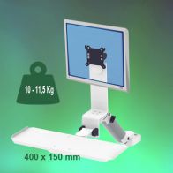 ErgonoFlex Bras Médical Combo Rabattable de 300 mm Montage sur Pole Fixe 35 mm