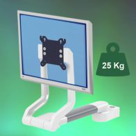 ErgonoFlex Bras Stand Pivotant 306 mm équipé d‘un pied inclinable de 10° à 15° Montage sur pole fixe de 35 mm