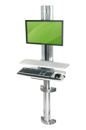 Stations Médicales Combo WT H Class ajustable en hauteur fixation murale